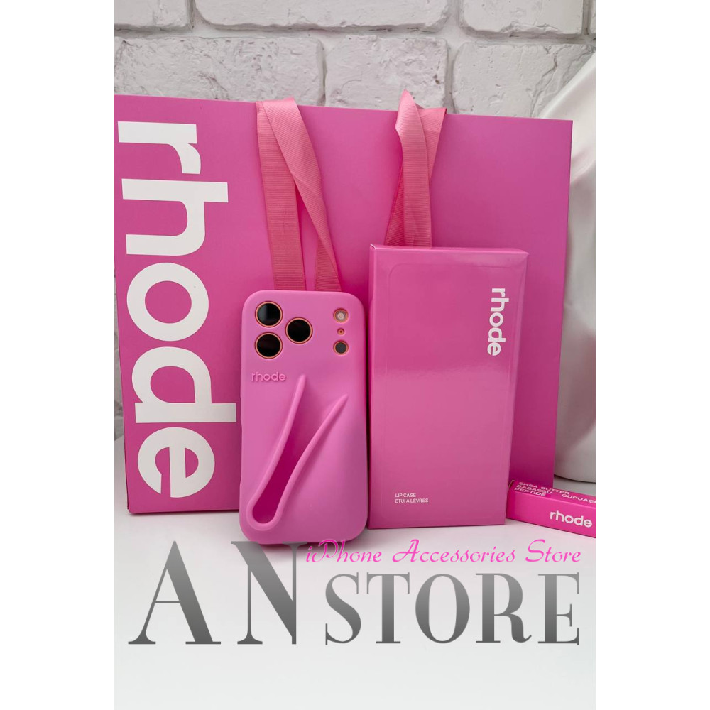 Подарунковий набір RHODE SHORTCAKE Pink з чохлом та фірмовий пакет